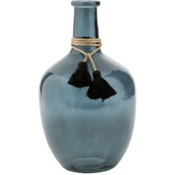 Vase Dame jeanne verre teinté H.30,5 cm