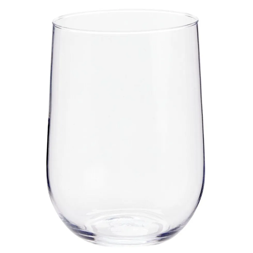 Vase en verre base arrondie Ø17,5xH24cm