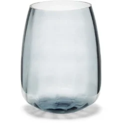 Vase en verre Ø12xH16cm - 3 modèles