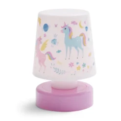 Veilleuse à LED licorne ou astronaute H11,5cm (2 modèles)
