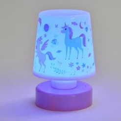 Veilleuse à LED licorne ou astronaute H11,5cm (2 modèles)