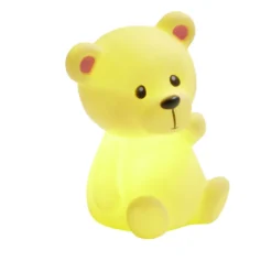 Veilleuse à LED ourson/lune/étoile H12,5cm-3 modèles