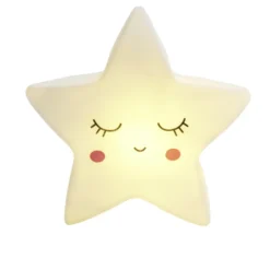 Veilleuse à LED ourson/lune/étoile H12,5cm-3 modèles
