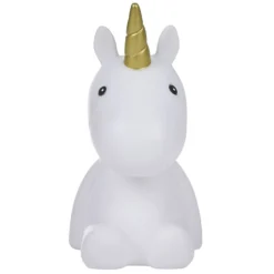 Veilleuse licorne arc en ciel LED H16.5cm