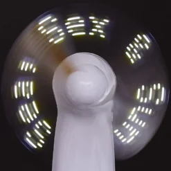 Ventilateur à main avec message
