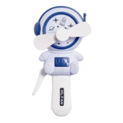 Ventilateur manuel forme astronaute 3 coloris