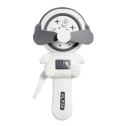 Ventilateur manuel forme astronaute 3 coloris