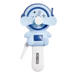 Ventilateur manuel forme astronaute 3 coloris