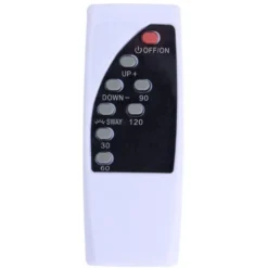 Ventilateur sans pale 55W tactile avec télécommande blanc 25x17,5xH49,5cm