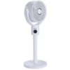 Ventilateur sur pied 35W rond orientable digital avec télécommande blanc Ø29xH100cm