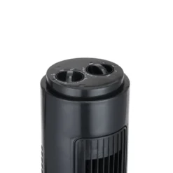 Ventilateur tour oscillant 45W plastique Ø22xH74,5cm (2 modèles)