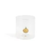 Verre avec décor intérieur citrouille 350ml Ø8xH8,5cm