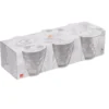 Verre bas Bormioli Rocco Dots x6 verre transparent relief