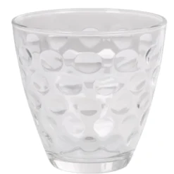 Verre bas Bormioli Rocco Dots x6 verre transparent relief