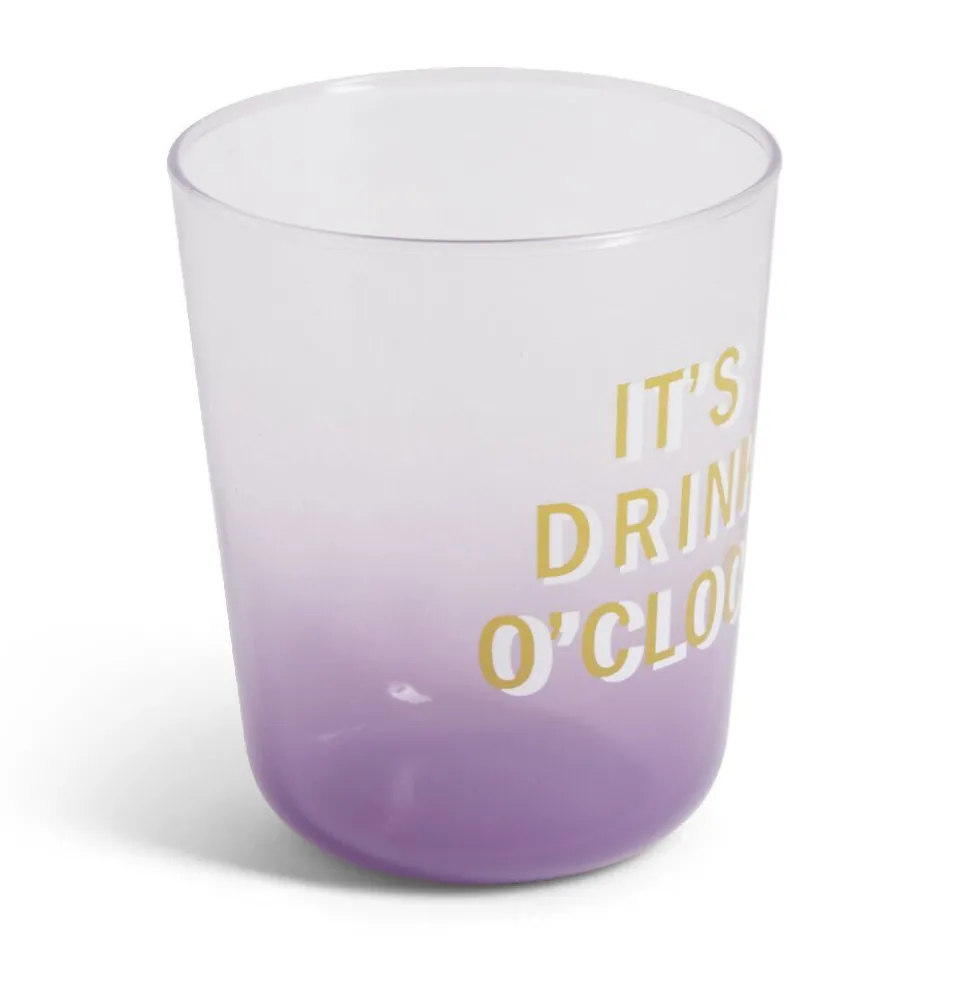 Verre coloré avec message 315ml
