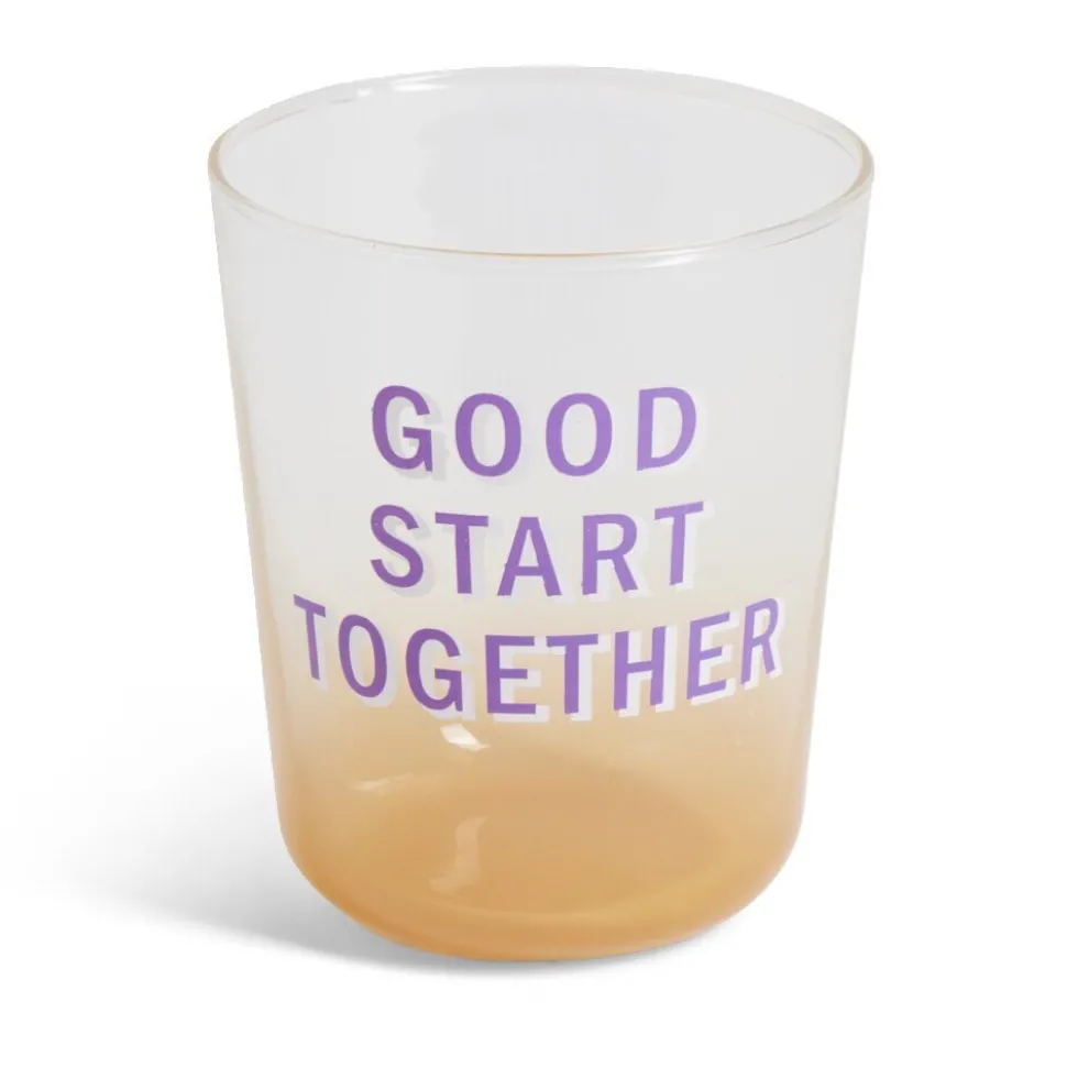 Verre coloré avec message 315ml