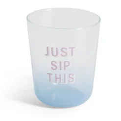 Verre coloré avec message 315ml
