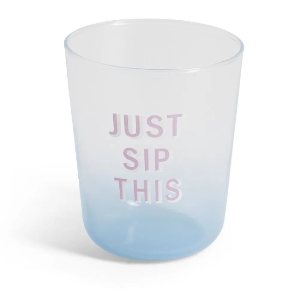 Verre coloré avec message 315ml