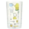 Verre doseur 900ml plastique décoré Ø10,5xH13,5cm