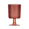 Verre à pied plastique orange 30cl