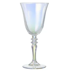 Verre à vin irisé transparent 27cl x4