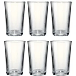 Verre x6 Duralex 20cl en verre transparent Ø7xH10cm