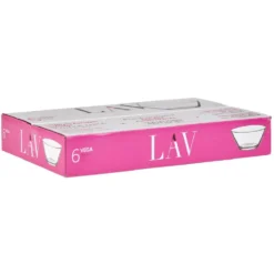 Verrine LAV en verre transparent 25 cl x6