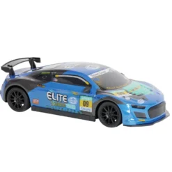 Véhicule de course radiocommandé bleu 21x9xH6cm