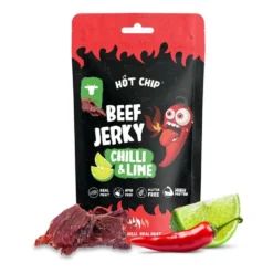 Viande séchée boeuf Beef Jerky saveur chili et citron vert 25gr