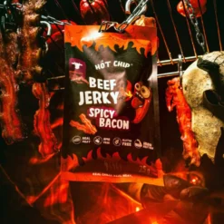 Viande séchée boeuf Beef Jerky saveur bacon et chili 25gr