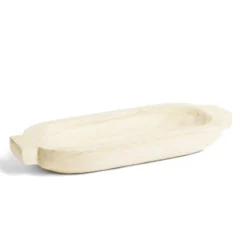 Vide poche bois beige 35x15x5cm