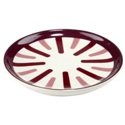 Vide-poche dolomite motif ethnique Ø13cm (3 modèles)