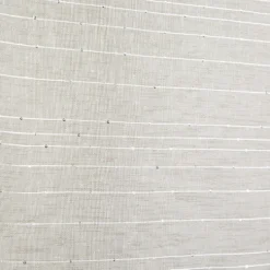 Vitrage passe tringle x2 effet sequin taupe 60x160cm