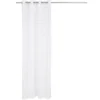 Voilage blanc avec pompons bleus 100% polyester 140x240cm
