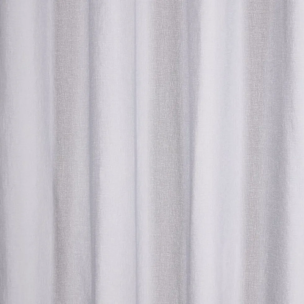 Voilage brodé polyester blanc 140x260cm