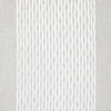 Voilage à oeillets jacquard bande verticale blanc
