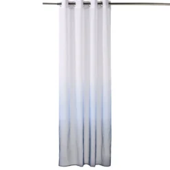 Voilage à oeillets 140x240cm Dolly tie and die blanc et bleu