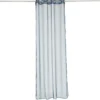 Voilage polyester 140x240cm bleu