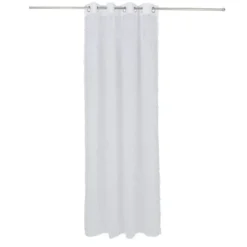 Voilage polyester 140x240cm tuffeté blanc