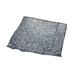 Voile d'ombrage ajouré Corse carré gris 300x300cm