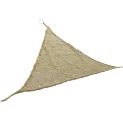 Voile d'ombrage Delta Bali 300x300x300cm fibre de coco