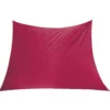Voile d'ombrage Square carré 290x290cm polyester rouge