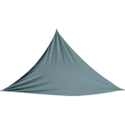 Voile d’ombrage triangulaire Delta gris 300x300 cm