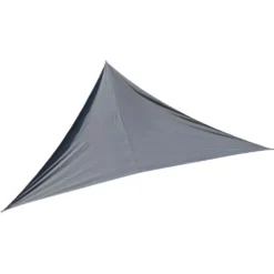 Voile d’ombrage triangulaire Delta gris anthracite 500x500 cm