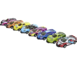 Voiture de course à friction en métal L9cm - 8 modèles
