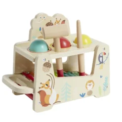 Xylophone marteau 2en1 en bois 7 pièces