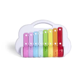 Xylophone multicolore métal et plastique 30,5x21,5xép7cm